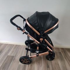 Babyford Pram Pushchair (Black & Rose Gold) Great Condition