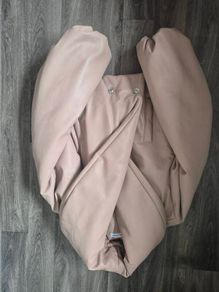 Miss Selfridge faux leather puffer