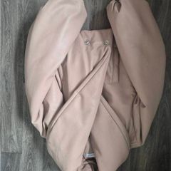Miss Selfridge faux leather puffer