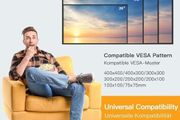 TV Wall Bracket for 26-60 inch TVs up to 52kg, Sturdy Tilt TV Bracket with VESA 75x75-400x400mm