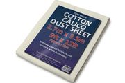 Cotton calico dustsheet  2.7m x 3.6m (9ft X 12ft)