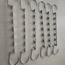 Space Saving Cascading Hangers - Chrome, Set of 6 (New) Image 2
