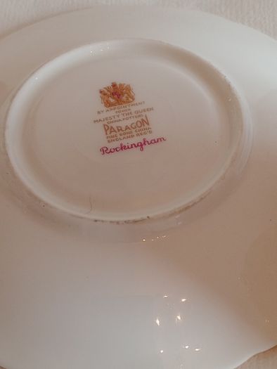 Vintage English Ceramic Pearlware Cup & Saucer