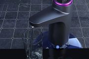 Rechargeable pumped water tap