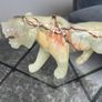 Luxury Hand-Carved Marble Tiger Image 2