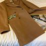 The Spitalfields Clothing Company luxury wool tan coat overcoat Image 3