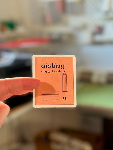 Aisling Copy Book Retro Glossy Sticker 2-Pack