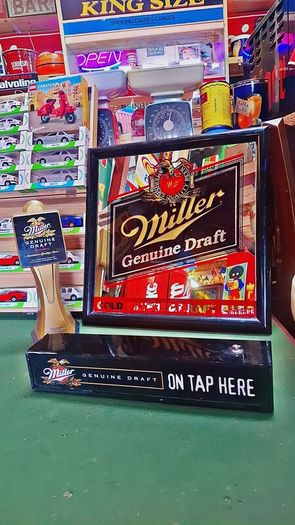 Miller Genuine Draft pub memorabilia