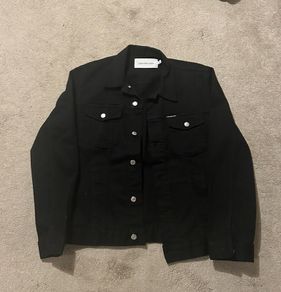 CK Black Denim Jacket - Large