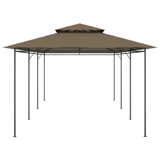 Gazebo 600x298x270 cm Taupe 180 g/m