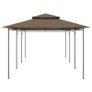 Gazebo 600x298x270 cm Taupe 180 g/m Image 4