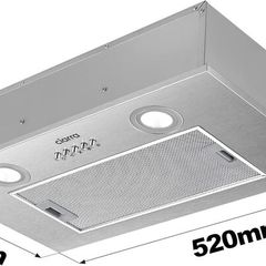 CIARRA Integrated Cooker Hood 52cm CBCS5913A Stainless Steel