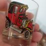 Cool Set of Four Vintage Retro Mid-Century Tourist-Ware Souvenir Shot Glasses with Classic Car Designs, Vintage Barware Image 4