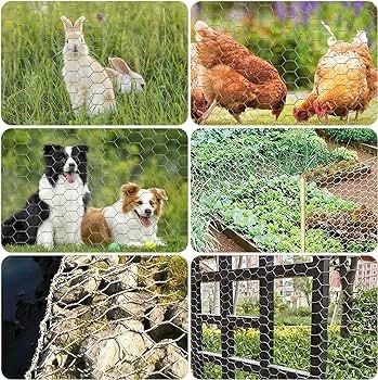 FREE P&P Chicken Wire Mesh, 35cm x 6m Galvanized Hexagonal Garden Netting Fencing, for Pet Poultry Animal Rabbit Chicken Fencing/DIY Craft and Home Decoration