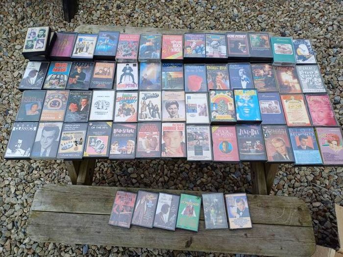 Collection of Vintage Music Cassettes