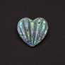 925 Silver Abalone Heart Brooch Image 10