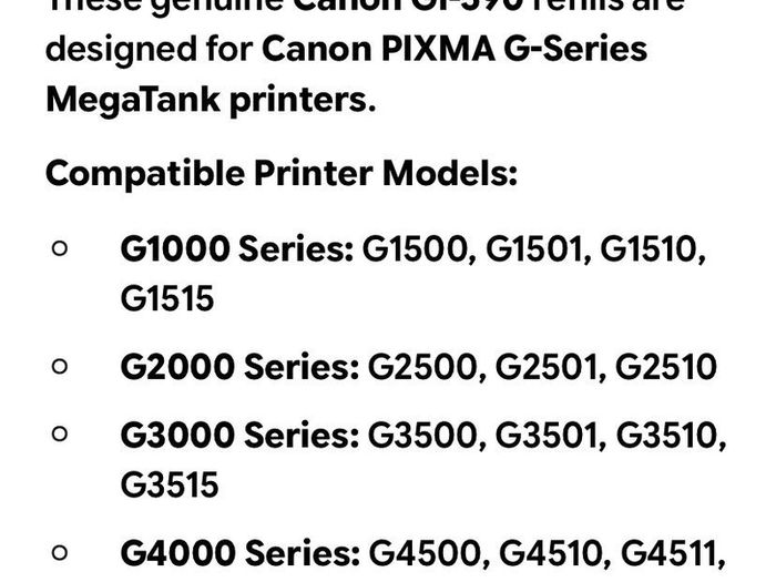 Printer Ink