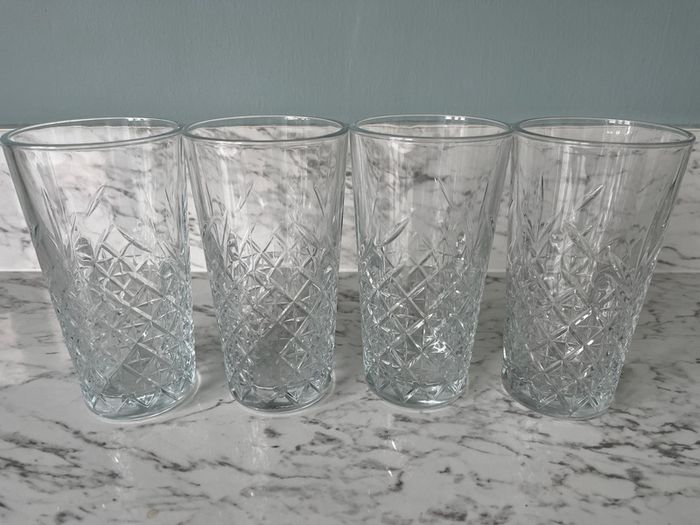 Utopia Timeless Vintage Stackable Hiball Glasses 350ml Set Of 4 For ...