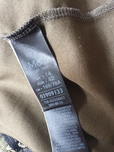M&S Army  Green Skirt.   S.14.