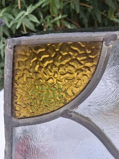 1920's Stained Glass Lamp/Porch Shade