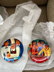 Graham Knuttell -Tipperary Crystal Side Plates X 2