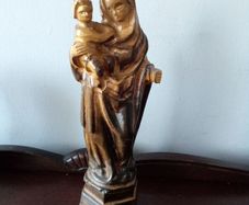vintage religious wood