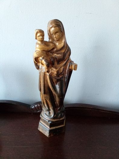vintage religious wood