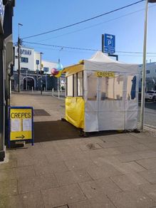Crpes street food stall
