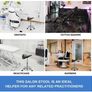 Adjustable Hydraulic Saddle for Beauty Salon, Massage Chair, Tattoo, Spa, Office Image 7