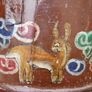 Antique Hand Made Hand Painted Wood Bucket Image 7
