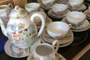 1950s antique japanese teaset