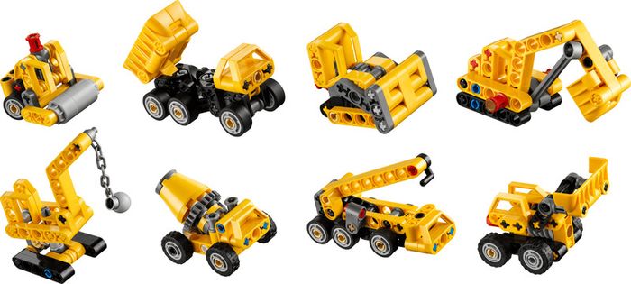 LEGO Technic Mighty Machines 42233 complete collection