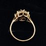 Vintage 9ct  gold cluster ring Image 4