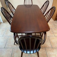 Ercol Vintage Dining Table & Chairs
