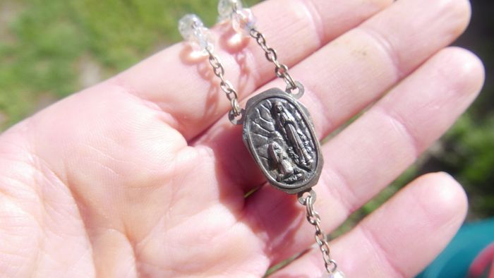 Vintage Rosary in a Decorative Box