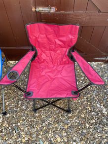Brand new in original packaging camping chair/sports chair with cup holder
