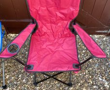 Brand new in original packaging camping chair/sports chair with cup holder