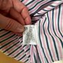 Gant Shirt Mens 2XL Striped Short Sleeve Collared Liberty Bell Poplin - Pink\Blue Image 9
