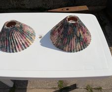 Pair of lampshades