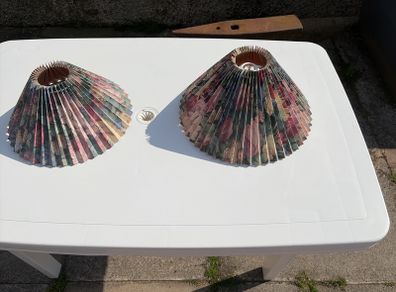 Pair of lampshades