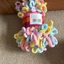 4 balls of puffy finger knitting yarn wool 100g each Image 3