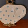 Fabulous Rare Pair of Vintage Arklow Pottery "The Abbey Supper Set" Spotty Tennis Set Plates Made for the Irish Trading Company Image 3