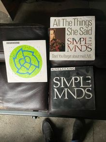 Simple Minds collection of 3 7 inch singles