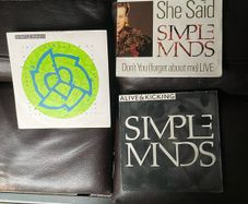 Simple Minds collection of 3 7 inch singles
