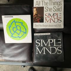 Simple Minds collection of 3 7 inch singles