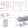 Icicle Light Christmas Light 4m Long Image 3