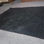 Black shaggy fluffy rug Image 2