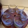 Very Rare Vintage Conac Glass & Timber Decanter Set Image 5