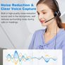 New Bee USB Headset with Microphone, Headphones with Microphon with Noise Cancellation Image 7
