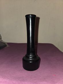 Black Opaline Vase - Germany Made